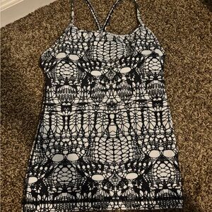 lululemon athletica Black and White Tank Top